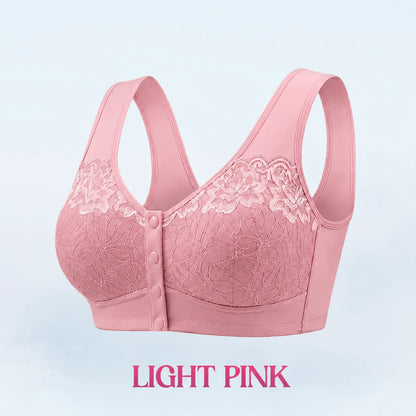TOPSPIRE - Front Closure Breathable Cotton Lifting Bra for Seniors