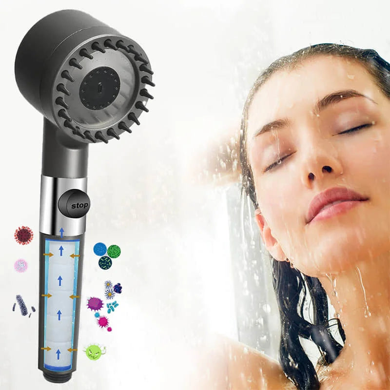 Femliving Ionic Shower Head,Purify Water for Softer Skin & Shinier Hair