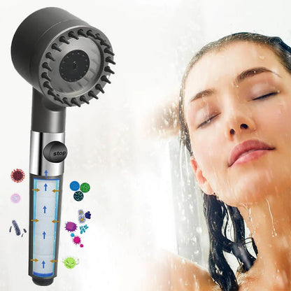 Femliving Ionic Shower Head,Purify Water for Softer Skin & Shinier Hair