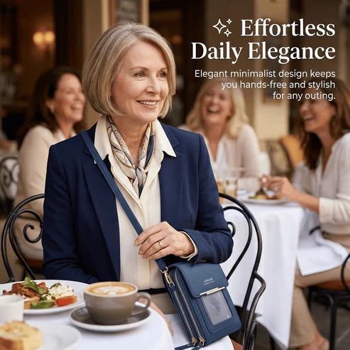 🔥Final 3 Hours: 60% OFF 2026 Trendy Minimalist Elegant Women's Touchscreen Crossbody Phone Wallet