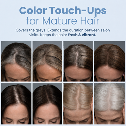 FOLYVEXA Hairline Coverage Powder, Instantly Conceal Grays & Thinning Hair