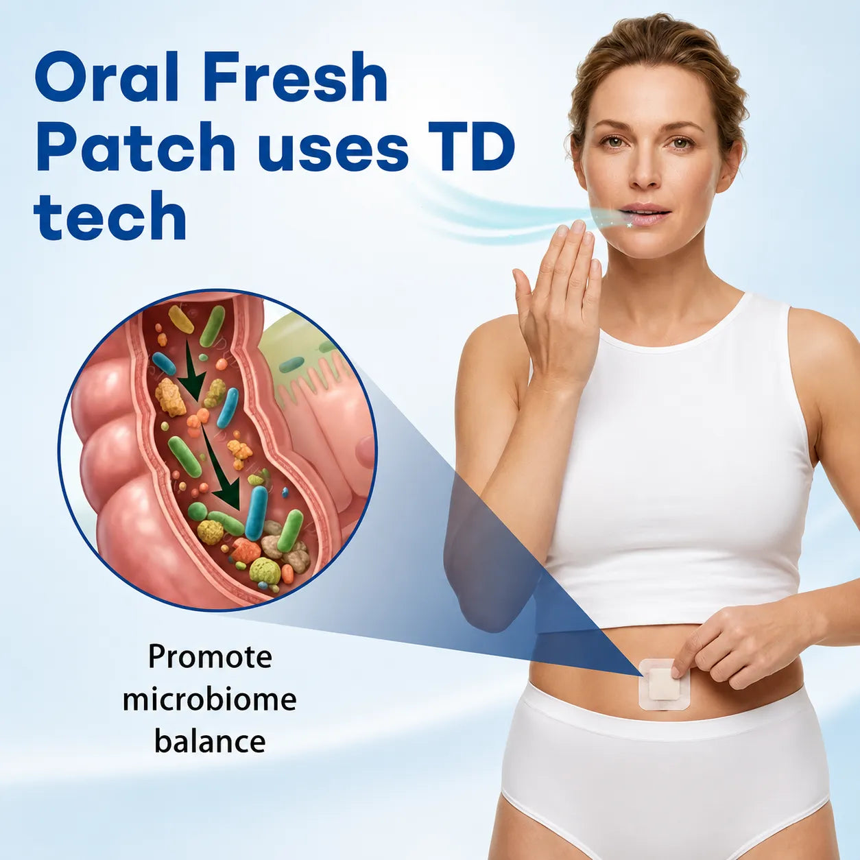 🔥75K+SOLD🔥TopSpire® HalitosisFix Gut Patch-Regulates intestinal flora and eliminates oral odor🎉Special limited-time discount