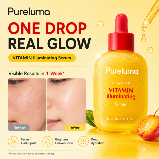 Pureluma Vitamin C,Niacinamide Serum,Brightening & Dark Spot Corrector, Fem Living