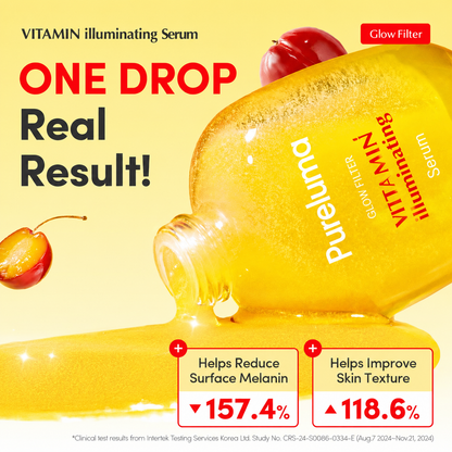 Pureluma Vitamin C,Niacinamide Serum,Brightening & Dark Spot Corrector, Fem Living